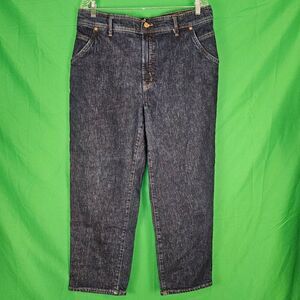 Madewell Womens The Perfect Vintage Straight Jeans 32‎ Dark Wash